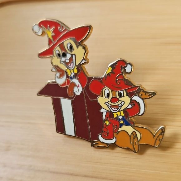 Disney Accessories - Disney Pin Disneyland Paris Chip N Dale Holiday Pin - 20th Anniversary